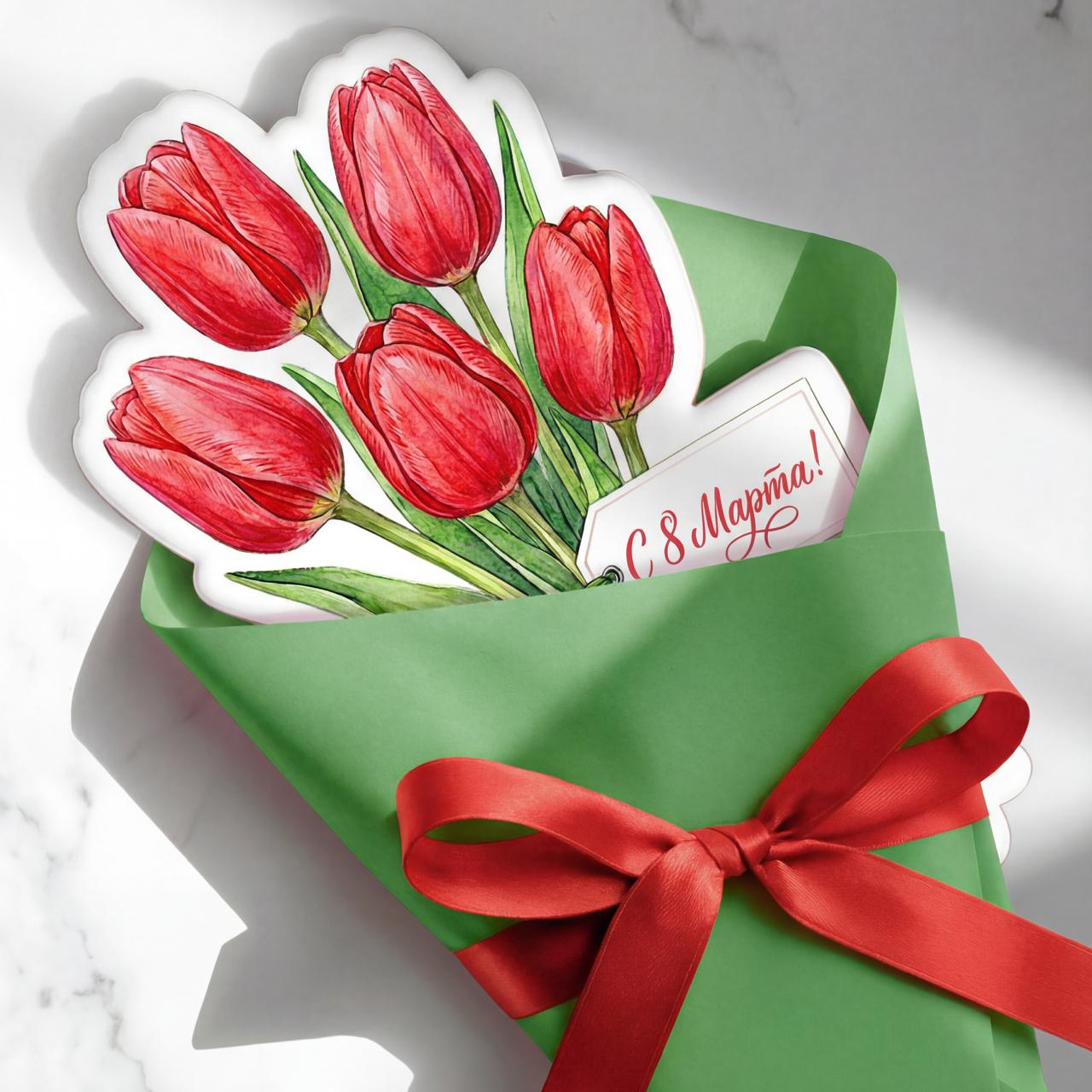 Букет на 8 Марта